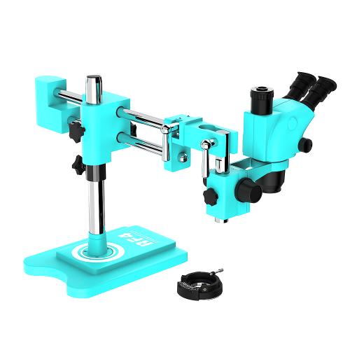 MICROSCOPIO RF4 RF-6565TVW TRINOCULARE 6.5-65X CON INTERFACCIA 0.5CTV E BRACCIO ARTICOLATO