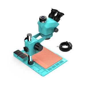 MICROSCOPIO RF4 RF-7050TVA9 TRINOCULARE 7-50X CON INTERFACCIA 0.5CTV E CARICABATTERIE DA BANCO