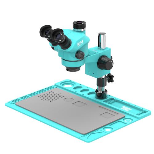 MICROSCOPIO RF4 RF-7050TVD2 TRINOCULARE 7-50X CON INTERFACCIA 0.5CTV