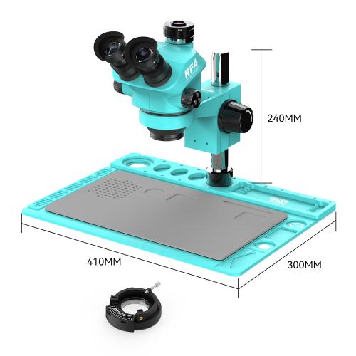 MICROSCOPIO RF4 RF-7050TVD2 TRINOCULARE 7-50X CON INTERFACCIA 0.5CTV