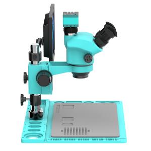 MICROSCOPIO RF4 RF-7050TVD2+2KC2PRO+S010 TRINOCULARE 7-50X CON CAMERA 2K E MONITOR 10,1