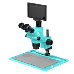 MICROSCOPIO RF4 RF-6565TVD2-YS010W TRINOCULARE 6.5-65X CON BASE IN ALLUMINIO E MONITOR