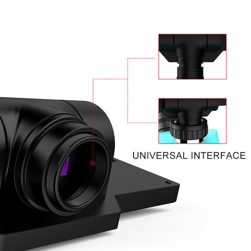 MICROSCOPIO RF4 RF-6565TVD2-YS010W TRINOCULARE 6.5-65X CON BASE IN ALLUMINIO E MONITOR