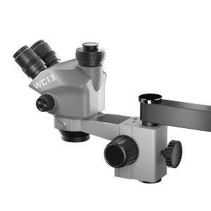 MICROSCOPIO LUOWEI WCI3-7050BG-TV TRINOCULARE 7-50X CON INTERFACCIA 0.5CTV E BRACCIO OSCILLANTE A PARETE
