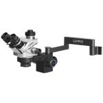 MICROSCOPIO LUOWEI LW-TR01BG-B3TV TRINOCULARE 7-50X CON INTERFACCIA 0.5CTV E BRACCIO OSCILLANTE A PARETE