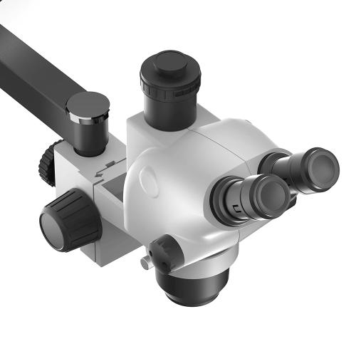 MICROSCOPIO LUOWEI WCI3-6565BG-TV TRINOCULARE 6.5-65X CON INTERFACCIA 0.5CTV E BRACCIO OSCILLANTE A PARETE