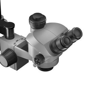 MICROSCOPIO LUOWEI WCI3-7050LZ-TV TRINOCULARE 7-50X CON INTERFACCIA 0.5CTV E BRACCIO OSCILLANTE DA BANCO