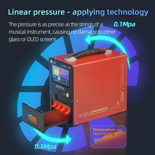 MACCHINA LAMINATRICE YCS S7 PER RIGENERAZIONE DISPLAY SMARTPHONE 