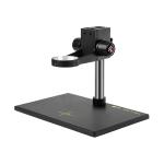 BASE ALLUMINIO CON SUPPORTO MESSA A FUOCO PER MICROSCOPIO YCS 71 ULTRA NERO