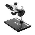 MICROSCOPIO LUOWEI LW-TR01-B3TV TRINOCULARE 7-50X CON INTERFACCIA 0.5CTV E BASE IN ALLUMINIO