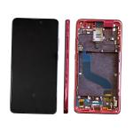 DISPLAY LCD PER XIAOMI MI 9T / MI 9T PRO ROSSO CON FRAME (OLED)