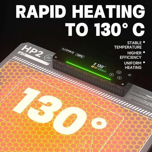 PIANO DA LAVORO LUOWEI LW-HP2 15 POLLICI PIASTRA DI RISACLDAMENO AI A DUE ZONE