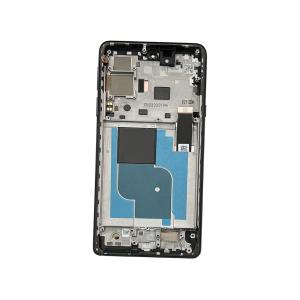 PANTALLA LCD PARA MOTOROLA XT2201 MOTO EDGE 30 PRO NEGRO CON MARCO (OLED)