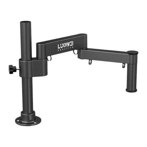 SUPPORTO DI SOSTEGNO PER MICROSCOPIO LUOWEI LW-017 CON BRACCIO OSCILLANTE UNIVERSALE (32mm)