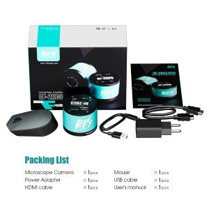 TELECAMERA MICROSCOPICA INDUSTRIALE 2K RF-2KC3 PER MICROSCOPIO TRINOCULARE 