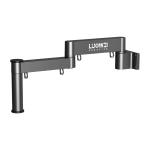 SUPPORTO DI SOSTEGNO A PARETE PER MICROSCOPIO LUOWEI LW-017A PIEGHEVOLE CON BRACCIO OSCILLANTE UNIVERSALE