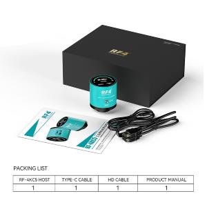 TELECAMERA MICROSCOPICA INDUSTRIALE ULTRA HD 4K RF4 RF-4KC5 PER MICROSCOPIO TRINOCULARE 