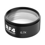 LENTE BARLOW RF4 WD120 0.7X PER MICROSCOPIO SILVER