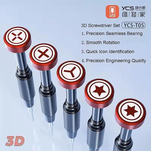 KIT CACCIAVITI 3D YCS-T05 (5in1) Y9090706022