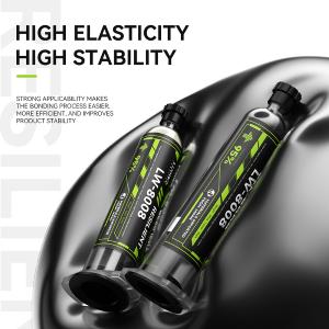 ADESIVO STRUTTURALE LUOWEI LW-8008 GLUE GUN PER RIGENERAZIONE DISPLAY IPHONE TRASPARENTE 30ml