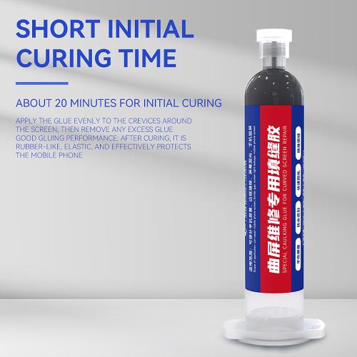 COLLA LUOWEI LW-018 NERO 30ml PER SCHERMI CURVI ANDROID E BACK COVER IPHONE