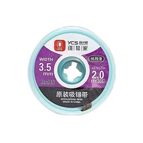 FILO INTRECCIATO DISSALDANTE IN RAME YCS 3520 (006) 3.5mm 2.0m 