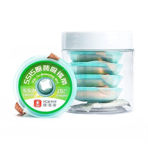 FILO INTRECCIATO DISSALDANTE IN RAME YCS 5515 5.5mm 1.5m (BOX 5PZ)