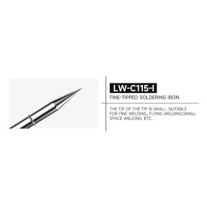 PUNTA PER STAZIONE SALDANTE LUOWEI LW-C115-I DIRITTA