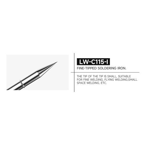 PUNTA PER STAZIONE SALDANTE LUOWEI LW-C115-I DIRITTA