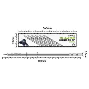 PUNTA PER STAZIONE SALDANTE LUOWEI LW-T12-I DIRITTA