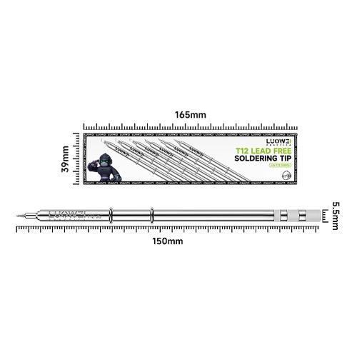 PUNTA PER STAZIONE SALDANTE LUOWEI LW-T12-JS CURVA