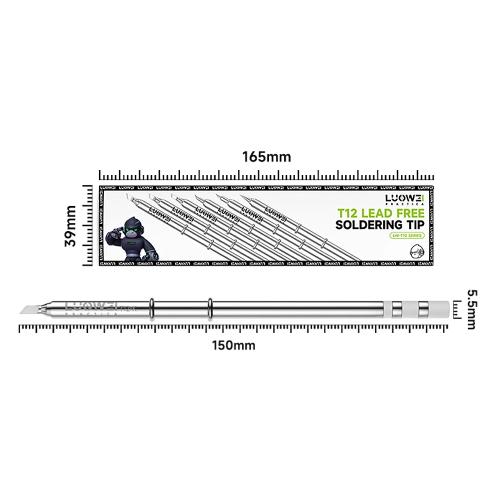 PUNTA PER STAZIONE SALDANTE LUOWEI LW-T12-K A COLTELLO