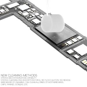 SPUGNA KSLID S200 PER PULIZIA IC CHIP SCHEDE MADRI (200PZ)