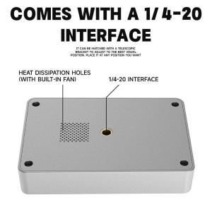 AMPEROMETRO DIGITALE A CURVA LUOWEI LW-D1 CON SUPPORTO DI SOSTEGNO