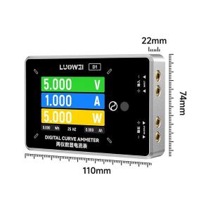 AMPEROMETRO DIGITALE A CURVA LUOWEI LW-D1 CON SUPPORTO DI SOSTEGNO