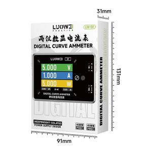AMPEROMETRO DIGITALE A CURVA LUOWEI LW-D1 CON SUPPORTO DI SOSTEGNO