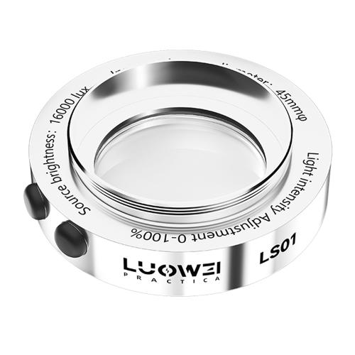 MICROSCOPIO LUOWEI WCI3-7050 TRINOCULARE 7-50X CON INTERFACCIA 0.5CTV SUPPORTO DI MESSA A FUOCO E LAMPADA