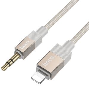 ADATTATORE LIGHTNING + 3.5MM AUX HOCO UPA32A 1M GOLD - BLISTER RETAIL