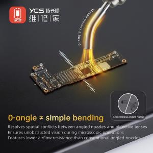 KIT ADATTATORI UGELLI CURVI YCS PER STAZIONE SALDANTE AD ARIA CALDA (4 PZ)