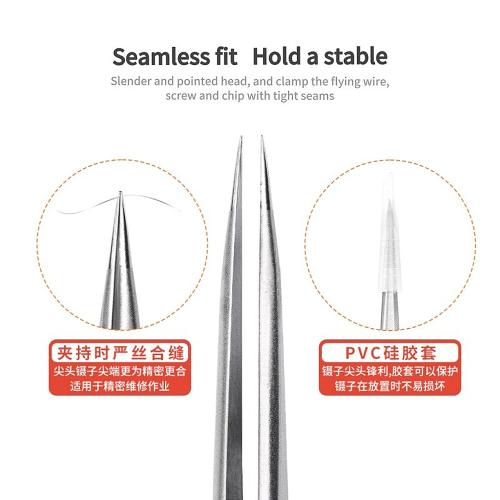 KIT PINZA YCS AK-00 140mm CON PUNTA DIRITTA