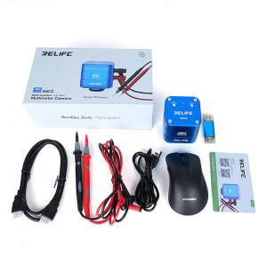 TELECAMERA MICROSCOPICA INDUSTRIALE 4K RELIFE MC2 ULTRA HD PER MICROSCOPIO TRINOCULARE CON MULTIMETRO