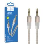 CAVO AUDIO HOCO UPA32 JACK AUX 3.5MM A AUX 3.5MM 1M GOLD - BLISTER RETAIL