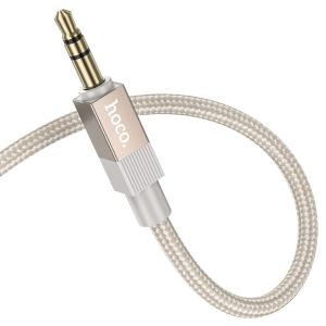 CAVO AUDIO HOCO UPA32 JACK AUX 3.5MM A AUX 3.5MM 1M GOLD - BLISTER RETAIL