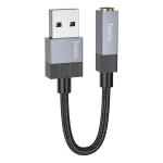 ADATTATORE USB-A + 3.5MM AUX HOCO UPA32D NERO - BLISTER RETAIL