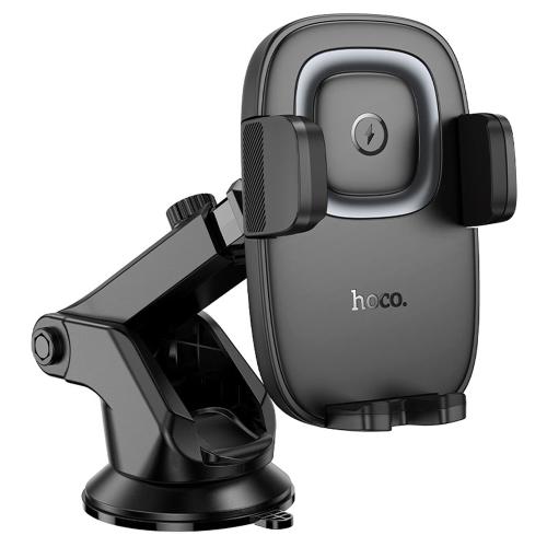 SUPPORTO PER AUTO HOCO HW32 CON RICARICA WIRELESS 15W 1.67 NERO - BLISTER RETAIL