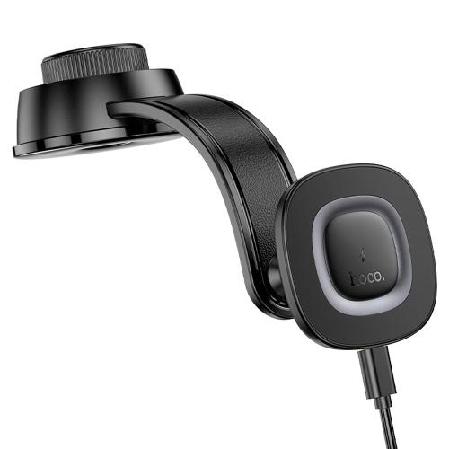 SUPPORTO PER AUTO HOCO HW31 CON RICARICA WIRELESS 15W 1.67 NERO - BLISTER RETAIL