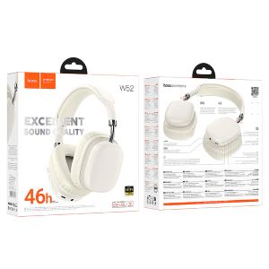 CUFFIE BLUETOOTH HOCO W52 BIANCO - BLISTER RETAIL