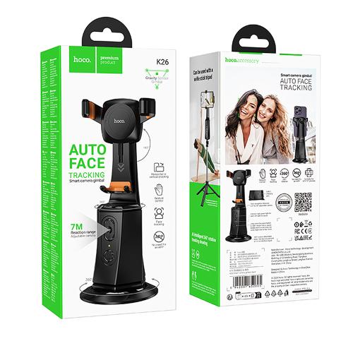 SELFIE SHOT HOCO K26 BLUETOOTH STICK AND TRIPOD STAND NERO - BLISTER RETAIL