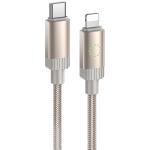 CAVO TYPE-C + LIGHTNING HOCO X117 27W 2.4A 1M GOLD - BLISTER RETAIL