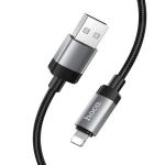 CAVO USB + LIGHTNING HOCO X117 18W 2.4A 1M NERO - BLISTER RETAIL
